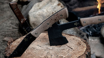 Compadre Camp Knife, Axe and Froe