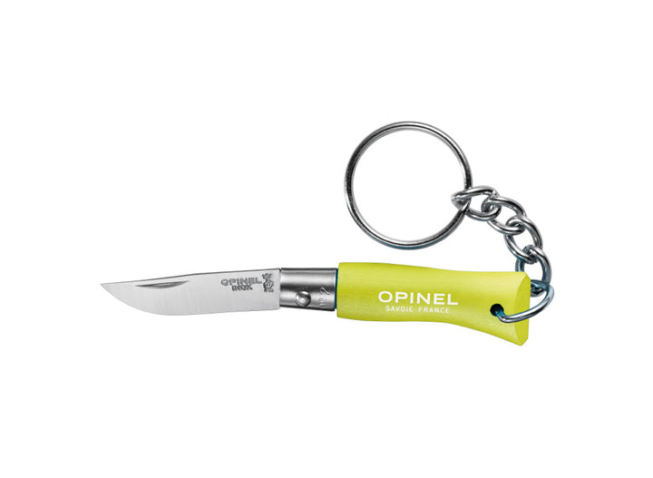Opinel No.2 Colorama Non Locking Keyring Knife - Anise