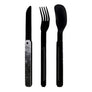 Akinod Straight Magnetic Cutlery (Black Mirror Finish)
