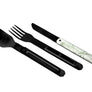 Akinod Straight Magnetic Cutlery (Black Mirror Finish) - Tropics