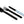 Akinod Straight Magnetic Cutlery (Black Mirror Finish) - Azulejos
