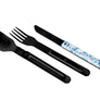 Akinod Straight Magnetic Cutlery (Black Mirror Finish) - Azulejos