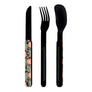 Akinod Straight Magnetic Cutlery (Black Mirror Finish)
