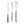 Akinod Straight Magnetic Cutlery (Mirror Finish) - Red Mariniere