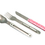 Akinod Straight Magnetic Cutlery (Mirror Finish) - Delicate Pink