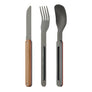 Akinod Straight Magnetic Cutlery (Grey Titanium Finish)