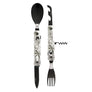 Akinod Multifunction Magnetic Cutlery (Black Mirror Finish)