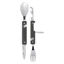 Akinod Multifunction Magnetic Cutlery (Mirror Finish) - Ebony Wood