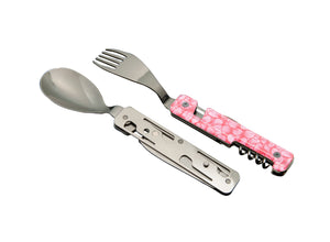 Akinod Multifunction Magnetic Cutlery (Mirror Finish) - Delicate Pink