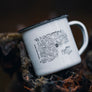Helle Map Enamel Mug