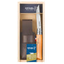 Opinel N°08 Classic Originals Carbon Steel Knife with Sheath Gift Set