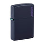 Zippo Classic Navy Matte Lighter with Zippo Logo