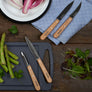 Opinel Beechwood 4pc Kitchen Knife Set