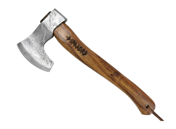 Njord Vidar Viking Damascus Medium Axe – Whitby & Co (UK) Ltd