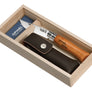 Opinel N°08 Classic Originals Carbon Steel Knife with Sheath Gift Set