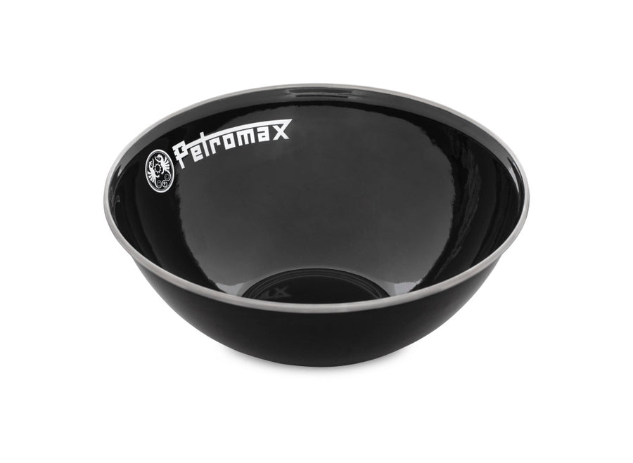 Petromax Set of 2 Enamel Bowls - Black - Large