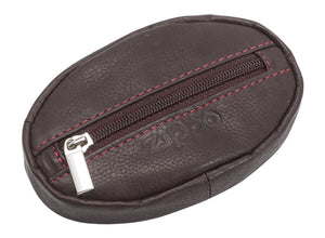 Zippo Leather Coin Purse - Brown
