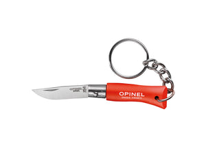 Opinel No.2 Colorama Non Locking Keyring Knife - Orange