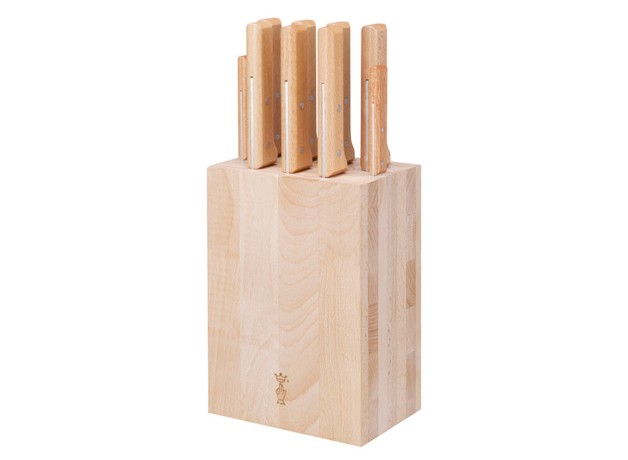 Opinel Beechwood Kitchen Knife Block