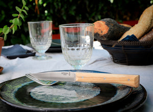 Opinel Set of 4 Ash Facette Table Knives