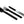 Akinod Straight Magnetic Cutlery (Black Mirror Finish) - Cosmos