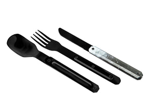 Akinod Straight Magnetic Cutlery (Black Mirror Finish) - Cosmos