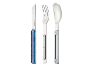 Akinod Straight Magnetic Cutlery (Mirror Finish) - Downtown Blue