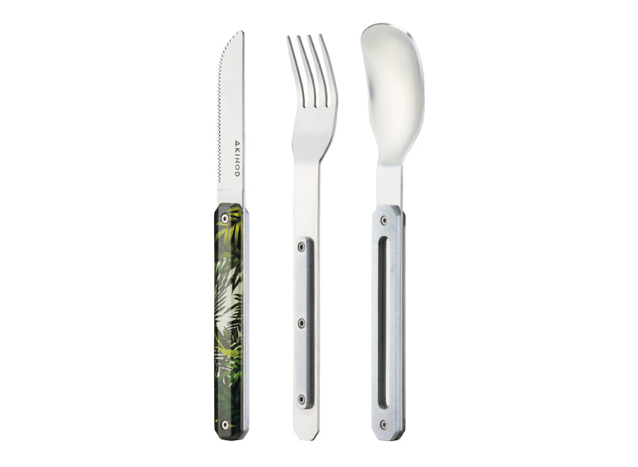 Akinod Straight Magnetic Cutlery (Mirror Finish) - Jungle – Whitby