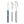 Akinod Straight Magnetic Cutlery (Mirror Finish) - Hibiscus