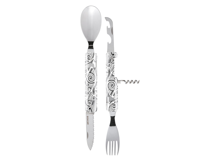 Akinod Multifunction Magnetic Cutlery (Mirror Finish) - Arabesques