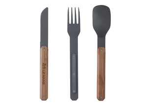 Akinod Straight Magnetic Cutlery (Grey Titanium Finish) - 24h Le Mans