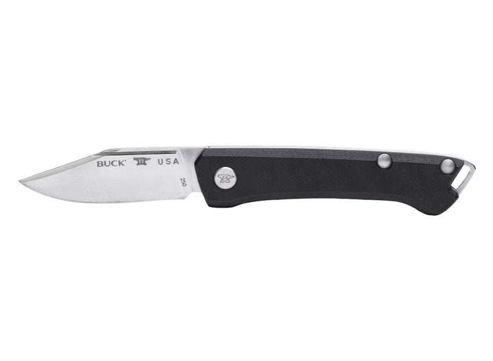 Buck Saunter Clip Knife - Black Micarta