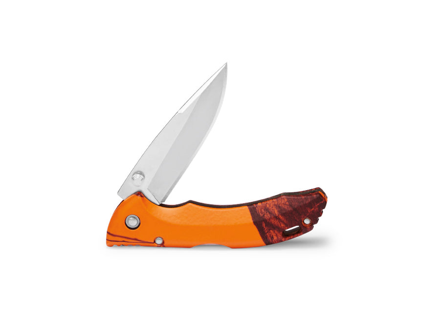 Buck Bantam BBW Knife - Mossy Oak Blaze Orange Camo