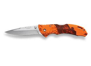 Buck Bantam BHW Knife - Mossy Oak Blaze Orange Camo