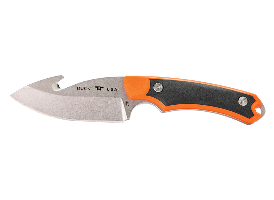 Buck Alpha Hunter Select Guthook Knife - Orange