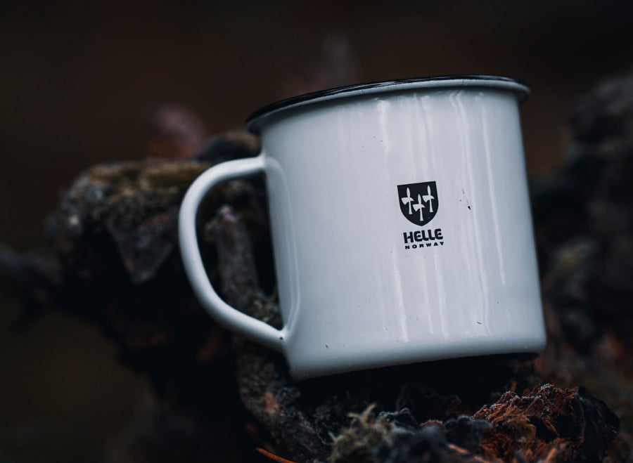 Helle Map Enamel Mug