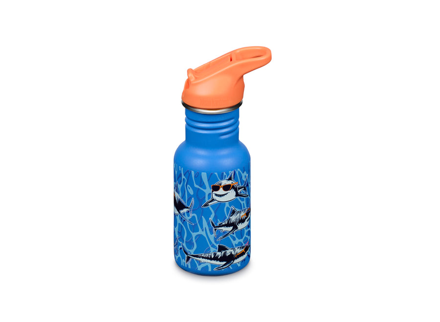 Klean Kanteen 355ml Classic Kid's Water Bottle with Flip Seal Sport Cap