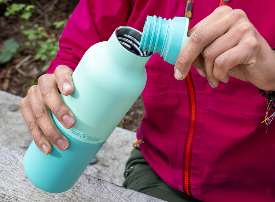 Klean Kanteen 592ml Rise Insulated Classic Water Bottle with Arch Loop Cap