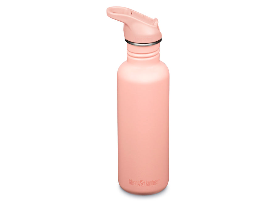 Klean Kanteen 800ml Classic Water Bottle with Flip Seal Sport Cap