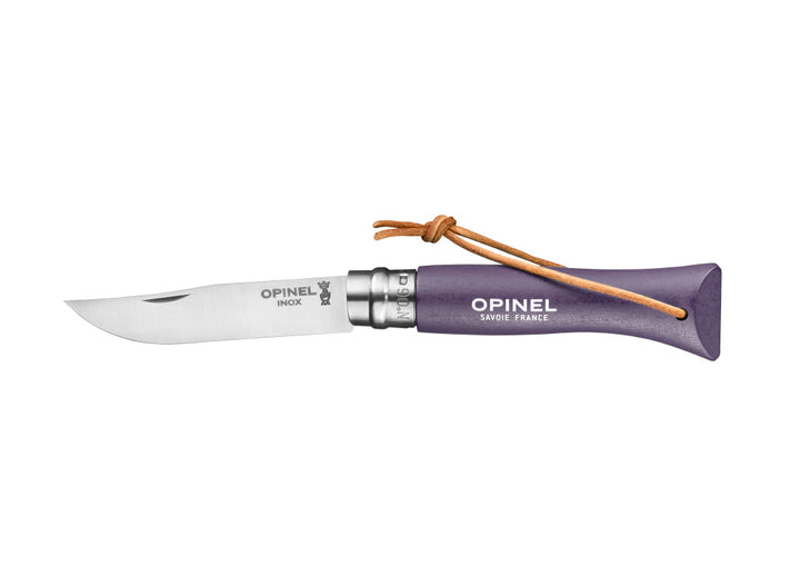 Opinel No.6 Colorama Trekking Knife - Violet Grey