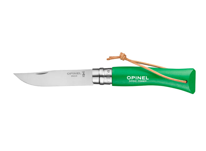 Opinel No.7 Colorama Trekking Knife - Green