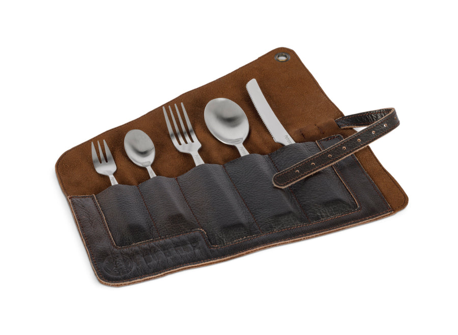 Petromax Leather Cutlery Bag