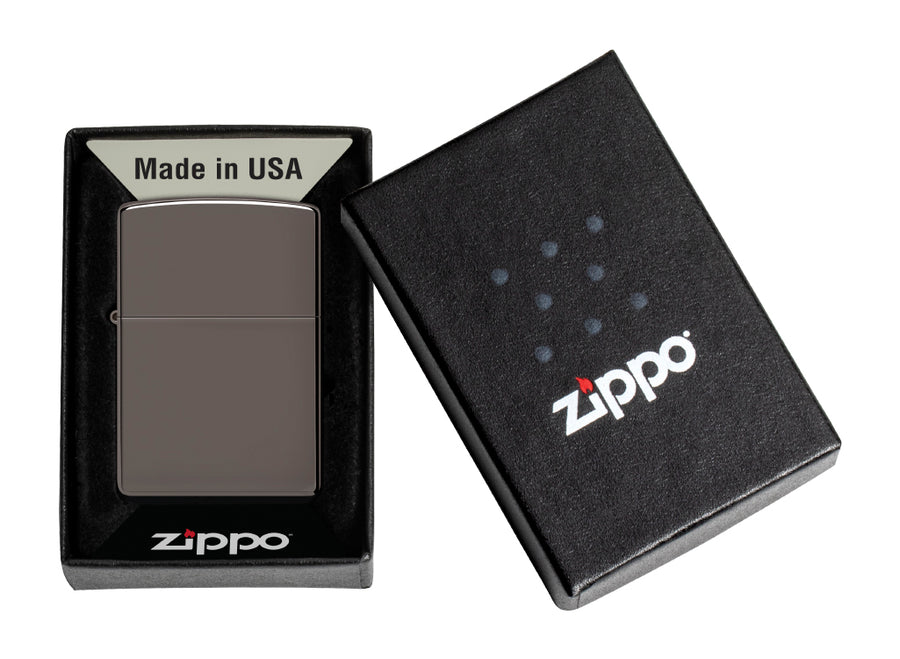 Zippo Lighter - Black Ice
