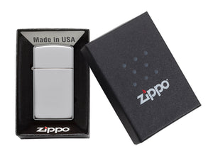 Zippo Slim® High Polish Chrome Lighter