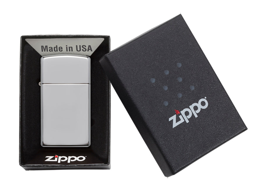 Zippo Slim® High Polish Chrome Lighter