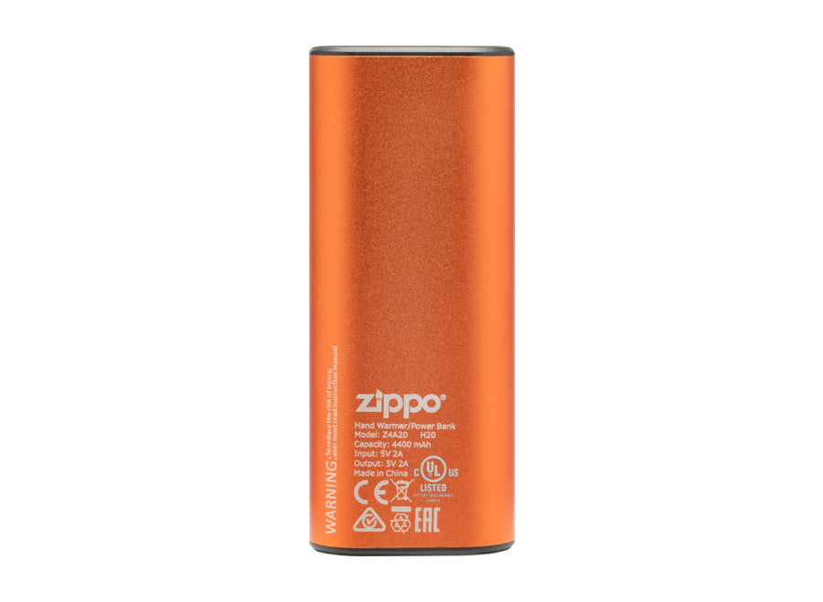 Zippo HeatBank 6 Rechargeable Hand Warmer - Orange
