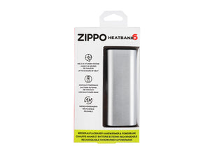 Zippo HeatBank 6 Rechargeable Hand Warmer - Silver