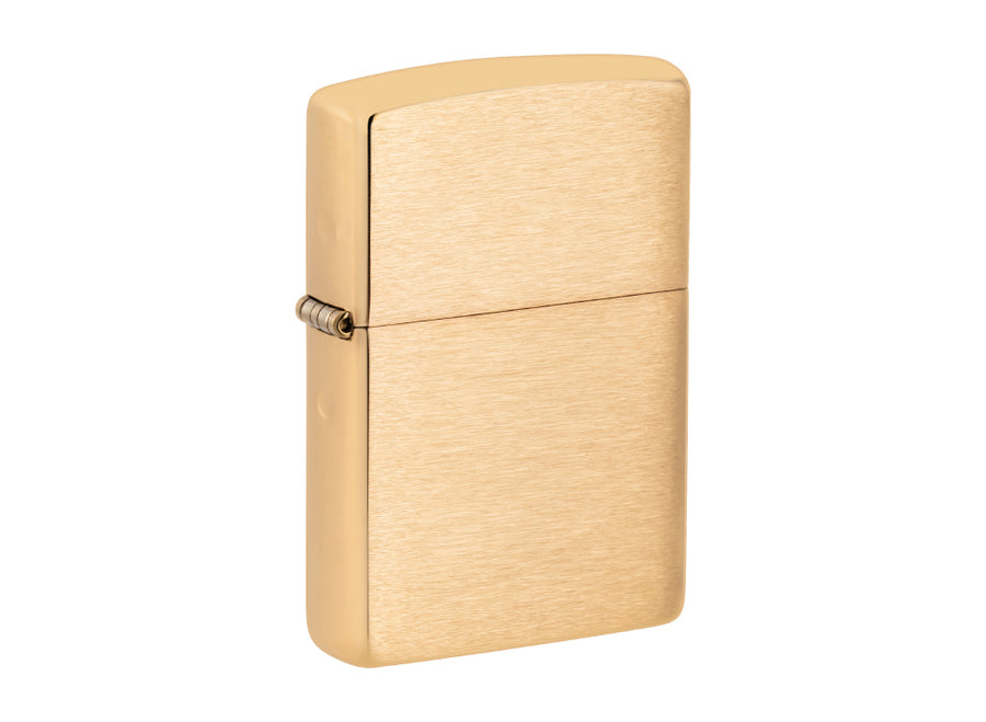 Zippo Lighter - Brushed Brass