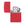 Zippo Logo Lighter - Red Matte