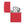 Zippo Classic Red Matte Lighter with Zippo Logo